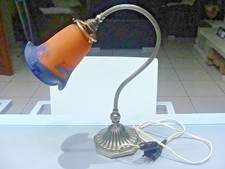 LAMPE ART DECO TULIPE PATE DE VERRE DEGUE