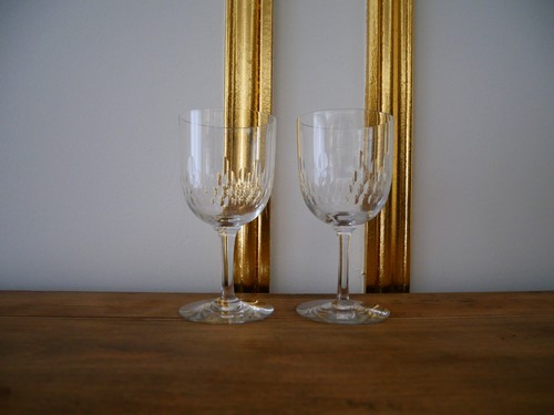 Verre eau cristal - a, taillé