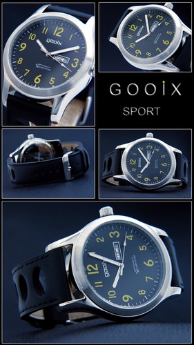 Gooix montre aviateur hommes - d'aviateur,