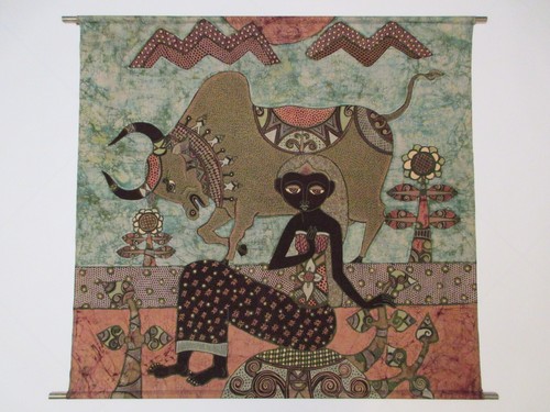 Tenture murale style batik - murale,