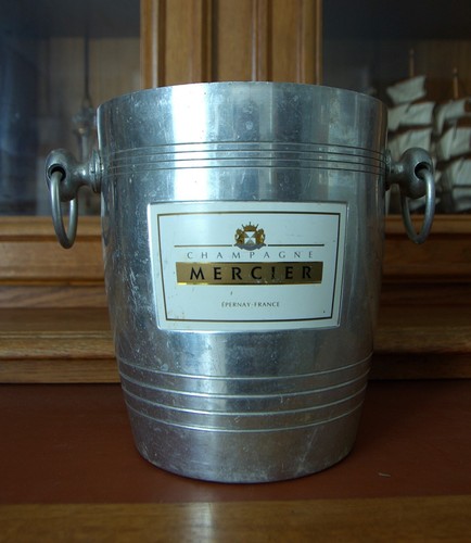 Seau champagne aluminium - a,