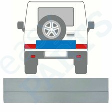 MERCEDES G CLASS 79- Panneau De Rèparation Bas De Porte Arriére Peau Extèrieure