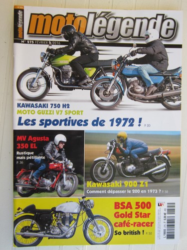 Moto legende 275 kawasaki - moto, n°275