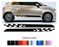 2 X BANDES STRIPES POUR FIAT 500  AUTOCOLLANT STICKER BD540N-46