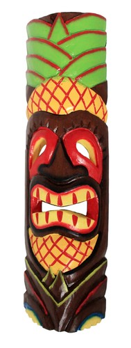 Tiki masque panneau bois - masque,