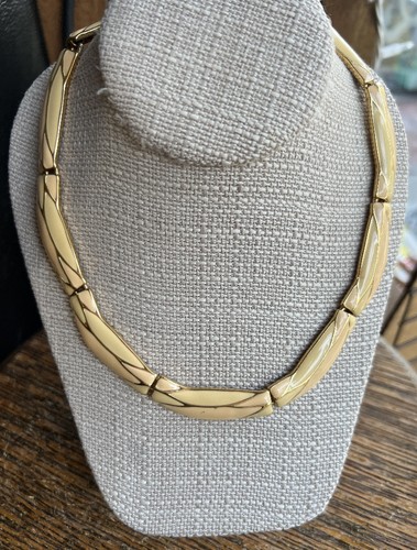 Collier abstrait émail - collier, en