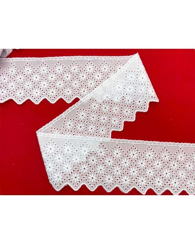 Dentelle broderie anglaise - broderie,