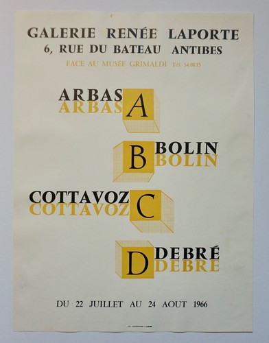 Affiche originale exposition - affiche,