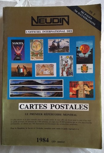 Catalogue neudin 1984 - neudin, l'argus