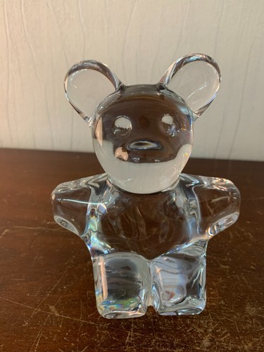 Ourson cristal daum h - cristal,