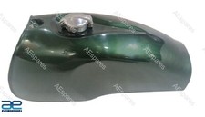 Pour Rickman Métisse Motocross Mk III Scrambler Trial Vert Tank + Casquette Gec