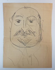 DESSIN ORIGINAL, ENCRE, CARICATURE ET PORTAIT, début XXe