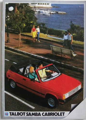 Brochure talbot samba - talbot,