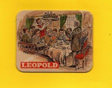 ancien sous-bock Bière LEOPOLD
