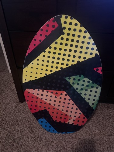 Skimboard wooden geometric - wooden,