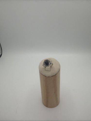 Bague pierre noire ovale - ovale, style