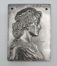 Plaque (ARGENT) : LORRAINE -