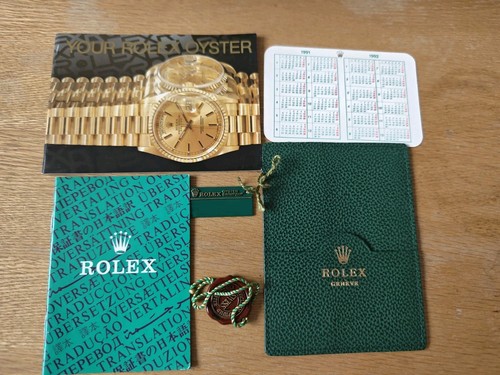 Rolex lot set 1991 - rolex,