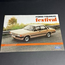 FORD TAUNUS SONDERMODELL FESTIVAL / 4p folder brochure / 1980s DE German