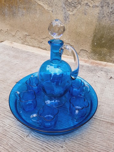 Service liqueur fin xixème - service,