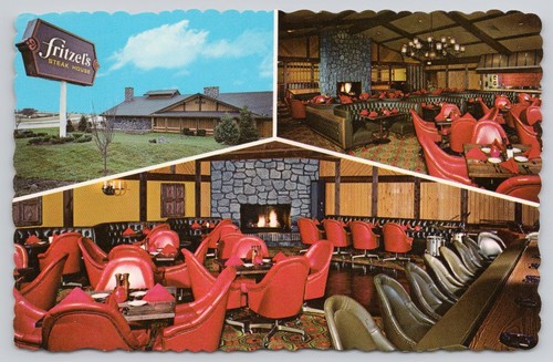 Postcard fritzel steak and - postcard,