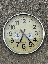 Horloge murale industrielle nesler matho fonctionnelle Art Deco Vintage