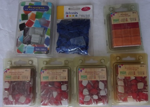 Lot de7 paquets mosaïque - lot, de