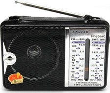 Radio Portable AM FM SW1 SW2 RX-606AC Style Vintage