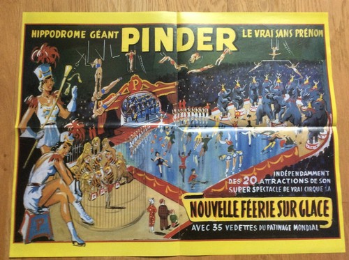 Affiche cirque pinder jean - affiche,