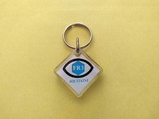 ANCIEN PORTE CLÉS FR3 AQUITAINE TÉLÉVISION -EX ORTF 3ÈME CHAINE FRANCE RÉGIONS 3