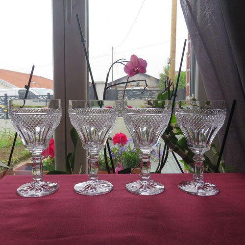 Verres vin rouge cristal - a,
