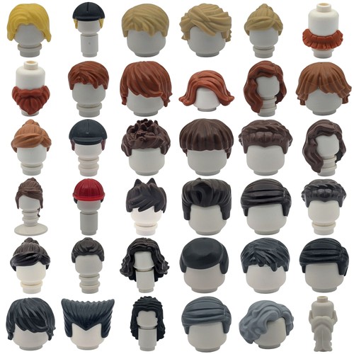 Lego cheveux figurines city - cheveux,