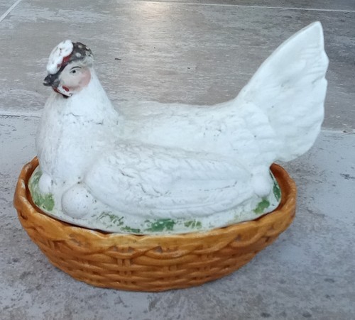 Ancienne petite boite poule - ancienne,