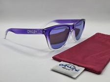 Oakley Frogskins Purple/Clear Fade / Violet Iridium Rare Vintage Collector