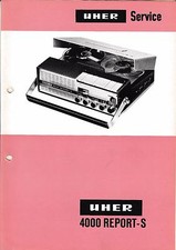 Service Manuel D'Instructions pour Uher 4000 REPORT-S
