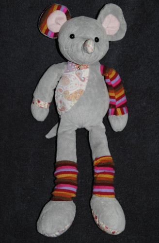 Doudou souris grise trudi - doudou,