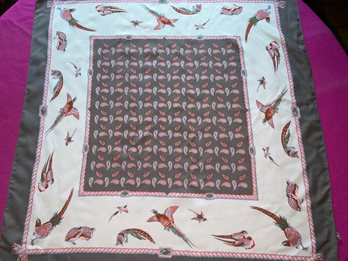 Foulard vintage ted lapidus - foulard,