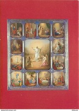06 - Nice - La Cathédrale Orthodoxe Russe - Icône de la Résurrection entourée de