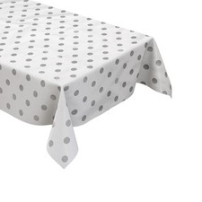 Nappe En Toile Cirée À Pois