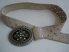 LEATHEROCK  LEATHER BELT SIZE 33  $99 HOT RARE MADE IN USA UNIQUE