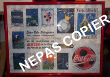 Rare cadre coca cola world cup