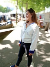 vareuse D'été Blanche  de la