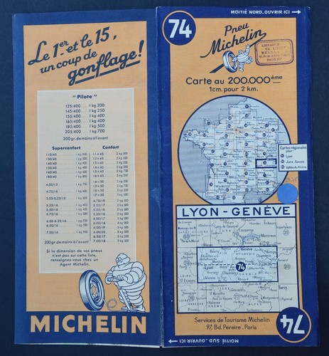 Carte michelin lyon - carte,