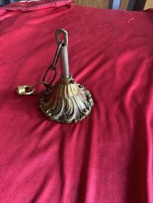 ancien plafonnier en bronze coupelle lustre