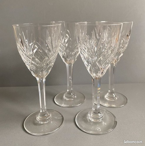 Verres pied cristal - cristal,