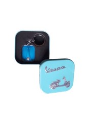 Porte clés fronton VESPA bleu