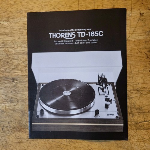 Thorens 165c turntable - thorens, td-165c
