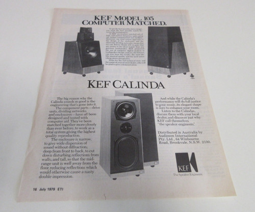 Kef speakers print - kef,