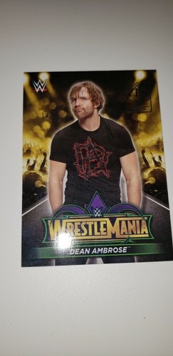 Topps wwe raw dean - topps, ambrose