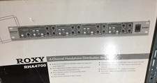 Roxy Rha4700 Amplificateur / Distributeur Casques  Studio 4 Channel New / Neuf